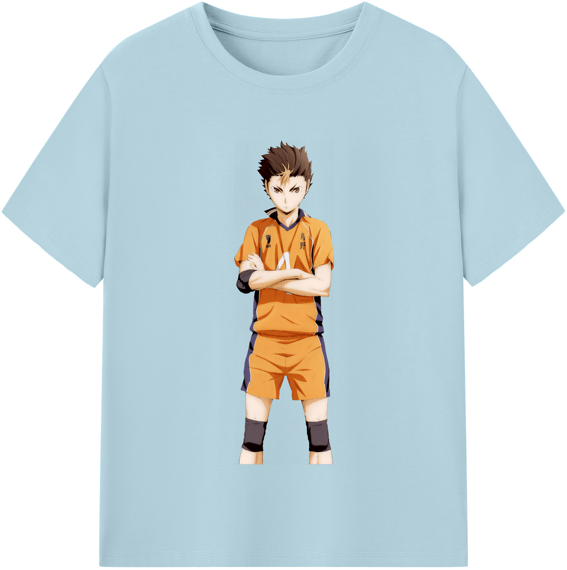 （画像用） ハイキュー!! Haikyu!! 綿100％半袖Tシャツ（フロントプリント）